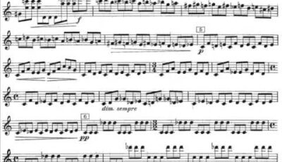 Barber’s Violin Concerto, Op. 14, 3rd Movement – Presto in Moto