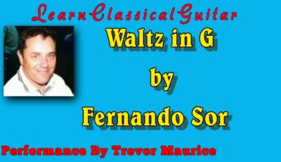 Fernando Sor – Waltz in G Major