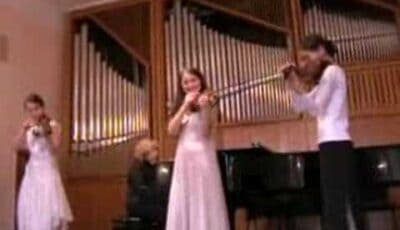 Leroy Anderson – Plink Plank Plunk – Violin Quartet