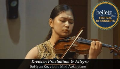 Kreisler – Praeludium & Allegro, Featuring SoHyun Ko