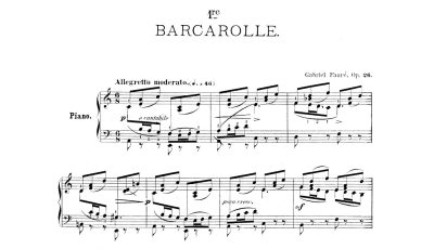 Gabriel Fauré – 13 Barcarolles for Piano – Played by Delphine Bardin