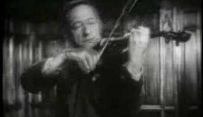 Jascha Heifetz Plays Brahms’ Hungarian Dance No. 7